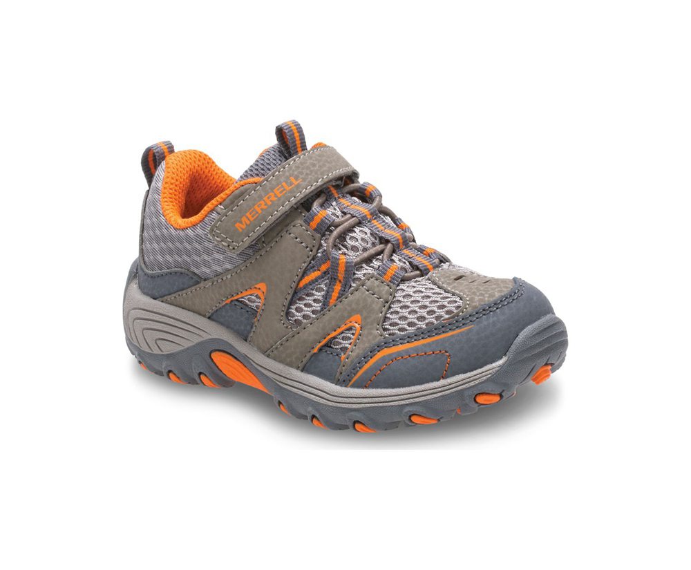 Merrell Hiking Shoes Grey - Trail Chaser Jr. - Kids 76MYJVFPW